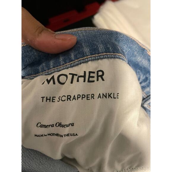 Mother Jeans Womens The Scrapper Ankle Camera Obscura Jeans Size 29 Button Fly - Picture 7 of 11
